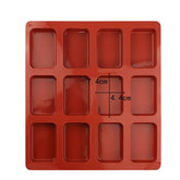 Molde Silicona Mini Cakes x 12